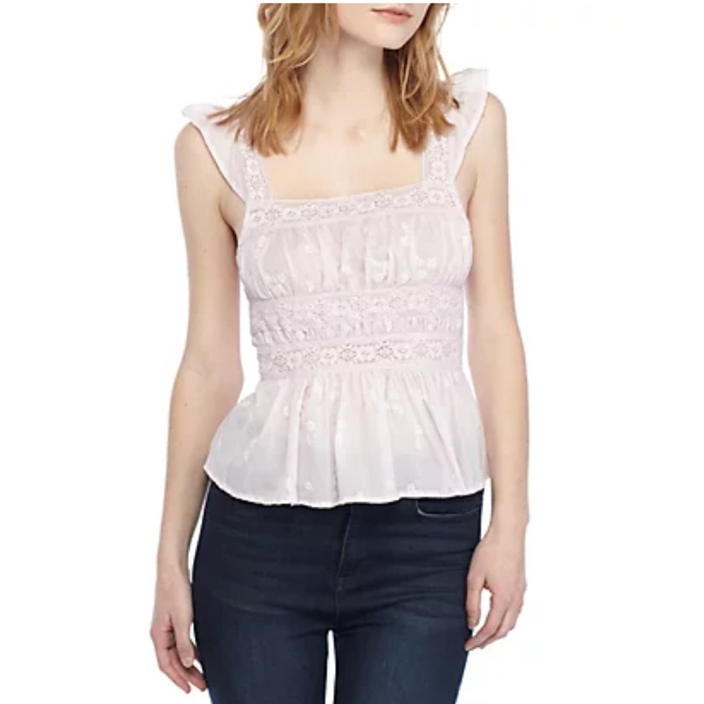 Free People Beautiful Fleurs Smock Top